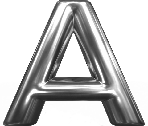 metal alphabet letters